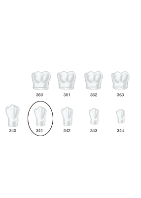 Produktbild - VF000175054 - Kronformar posterior nr 341 refill till pos 1 5-pack