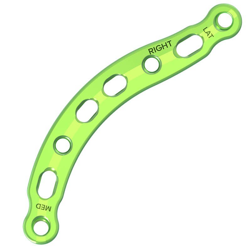 Produktbild - VF000193120 - Platta låg profil clavikel medial/diafysär höger 8 hål längd 70-125mm