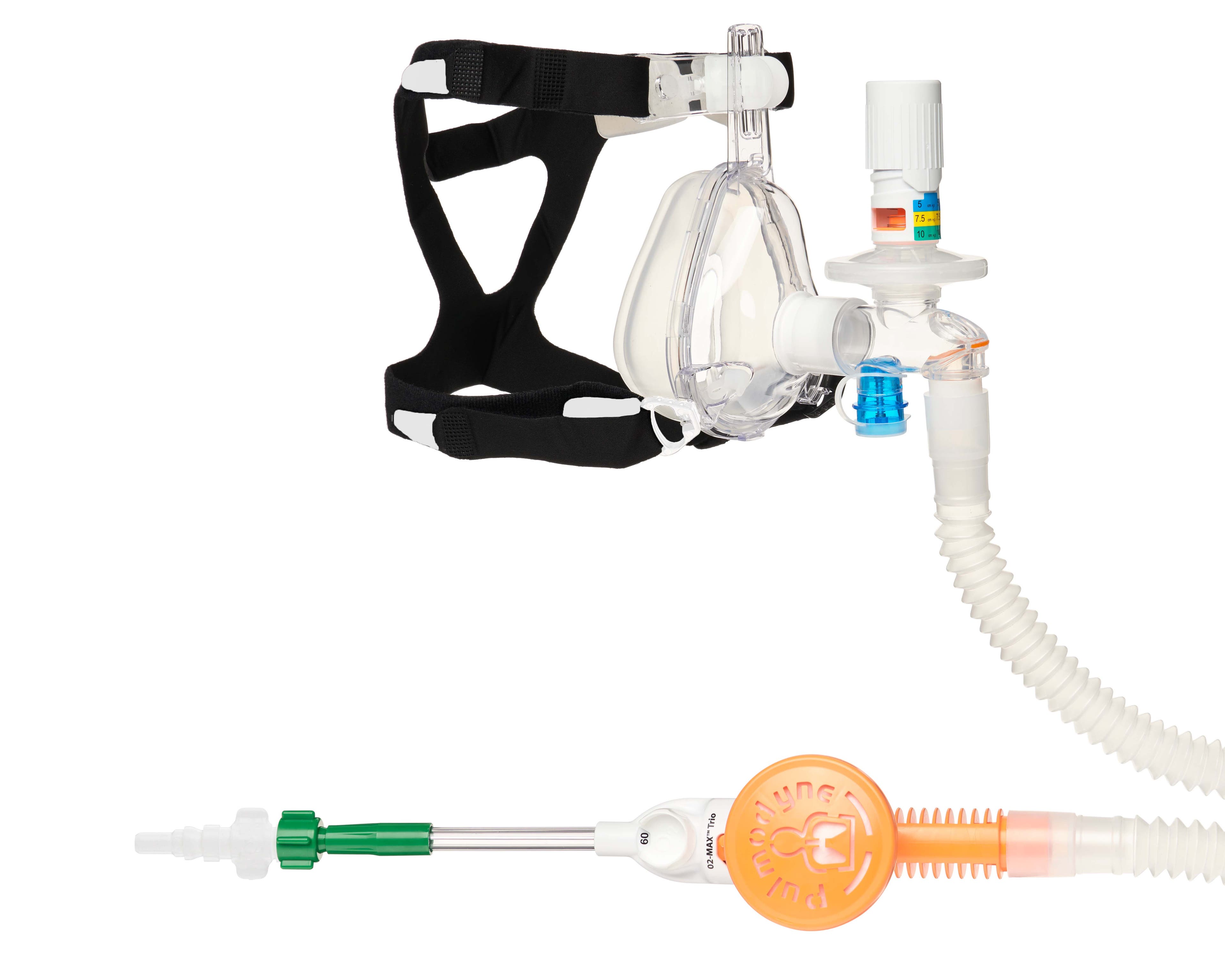 Produktbild - VF7002350 - CPAP-set 1-ports med mask Trio vuxen strl M